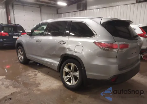 2015 Toyota Highlander Hybrid Limited z USA, uszkodzony, nr VIN 5TDDCRFHXFS008395